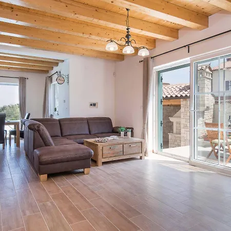 Moderne Istrische Steinvilla - 4 Sterne Mit Privatem, Beheizbaren Pool & Meerblick Villa *